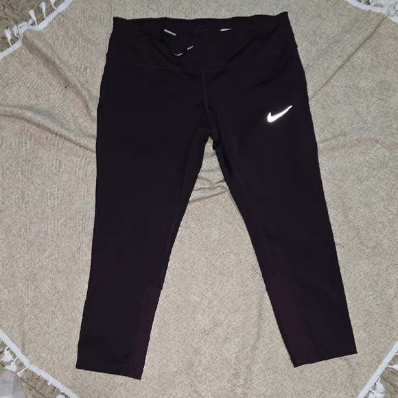 Nike Pants - Nike Black Leggings with White Swoosh